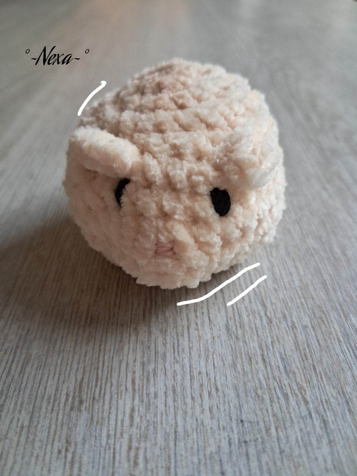 gehaakte hamster, Hobby en Vrije tijd, Ophalen of Verzenden, Nieuw, Haken, Overige typen