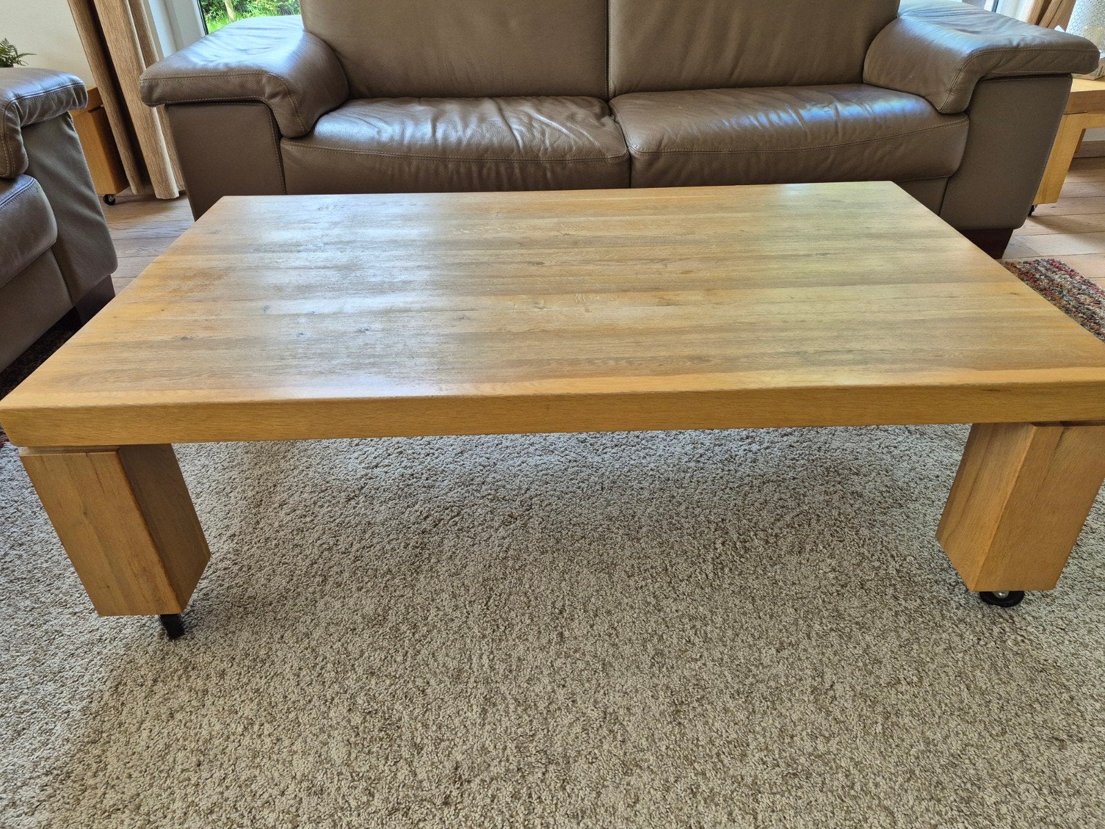 Eiken salontafel, Huis en Inrichting, Tafels | Salontafels, Ophalen