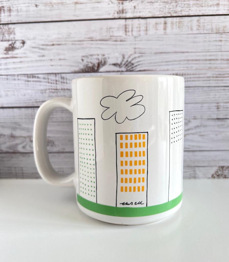 Tasse City Skyscraper Buildings / Skyline Ikea Önskedröm, Maison & Meubles, Cuisine | Vaisselle, Utilisé, Tasse(s) et/ou soucoupe(s)