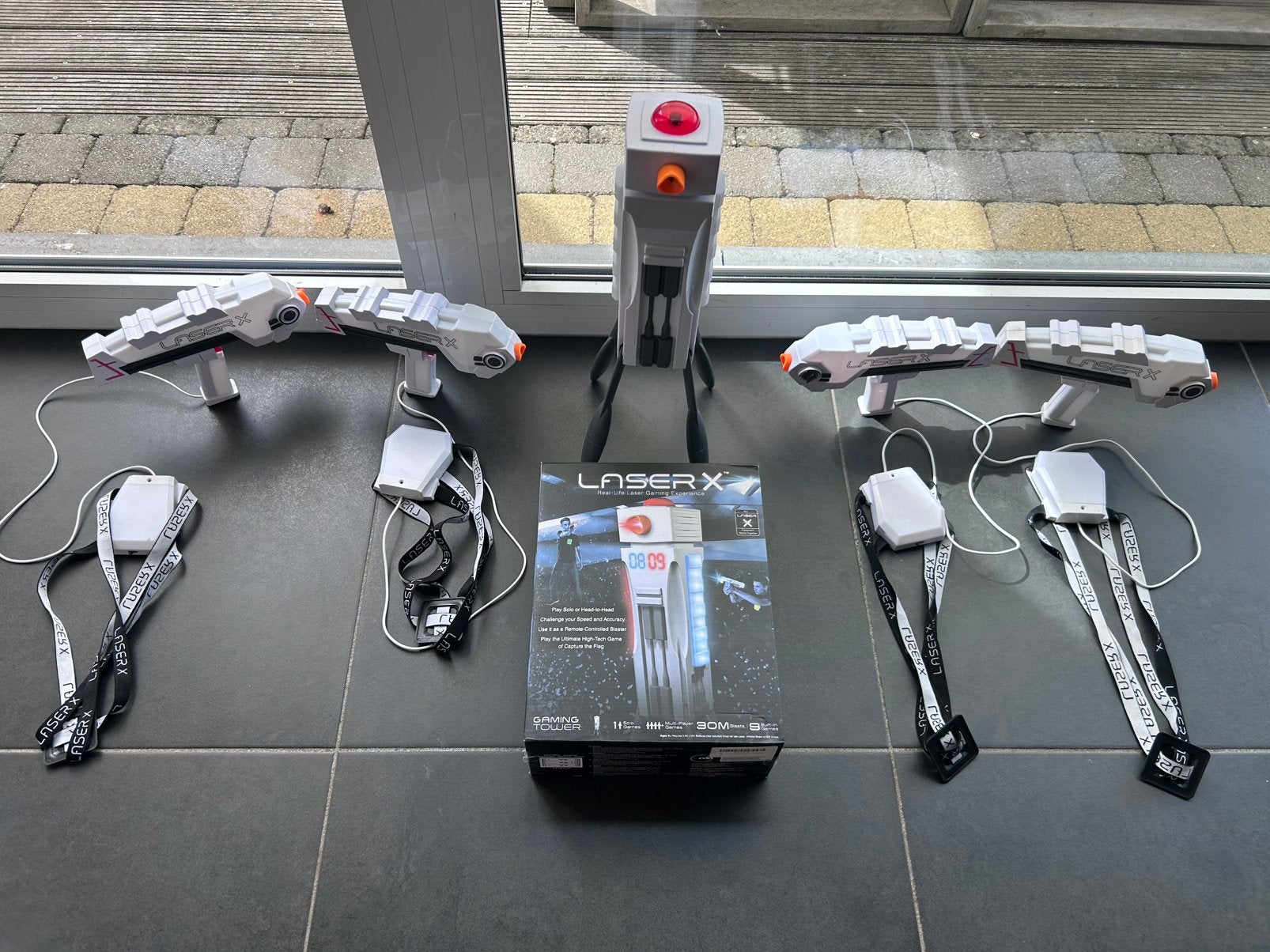Laserguns laser x, Ophalen