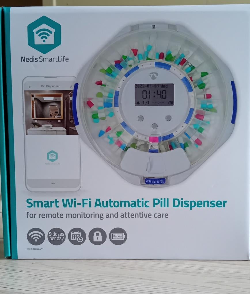 Pilulier électronique intelligent Wi-Fi – comme neuf, Enlèvement ou Envoi