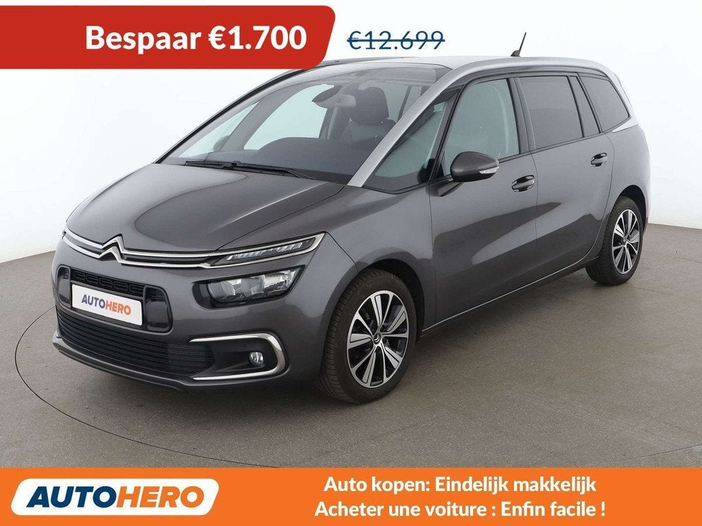 Citroën Grand C4 Picasso 1.6 THP Shine (bj 2017, automaat), Auto's, Stof, Gebruikt, 165 pk, C4 (Grand) Picasso