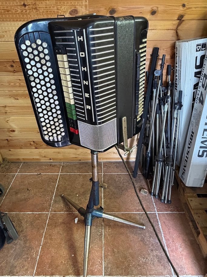 Accordeon antiek, Muziek en Instrumenten, Ophalen, Accordeon
