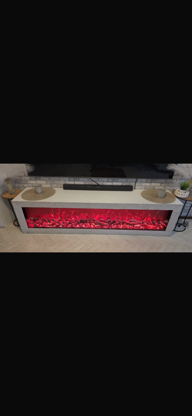 Luxe Camine met LED, Ophalen, Zo goed als nieuw