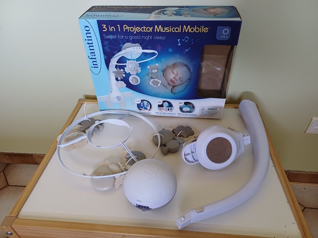 3 in 1 muziekmobiel en projector, Autres marques, Comme neuf, Enlèvement, Autres types