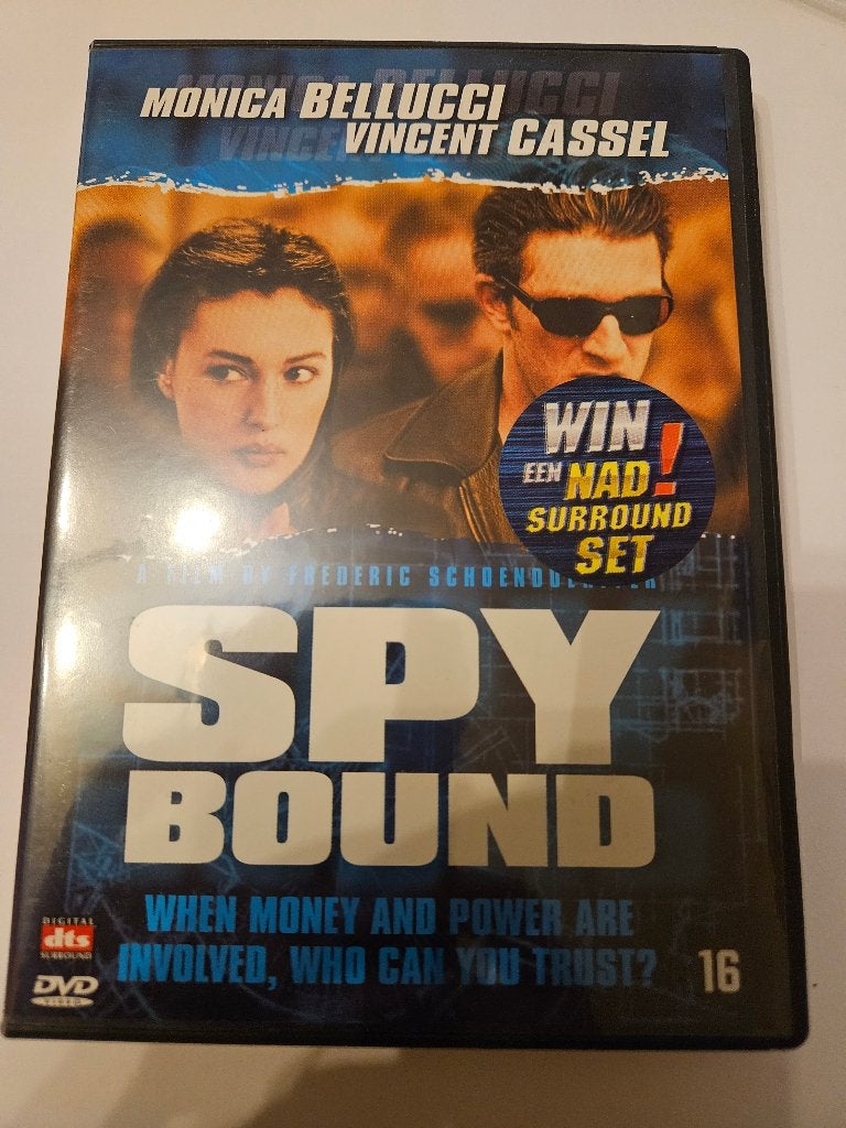 DVD Spybound — Monica Bellucci et Vincent Cassel, CD & DVD, DVD | Thrillers & Policiers, À partir de 16 ans, Enlèvement ou Envoi