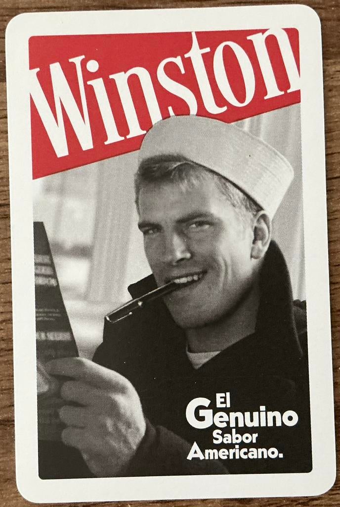 Carte à jouer WINSTON CIGARETTES, Enlèvement ou Envoi, Comme neuf, Carte(s) à jouer