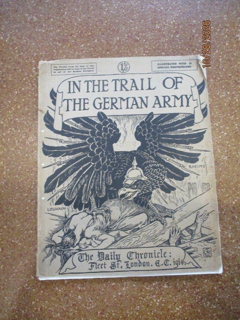Livre 1914 : Sur les traces de l'armée allemande, Collections, Enlèvement ou Envoi