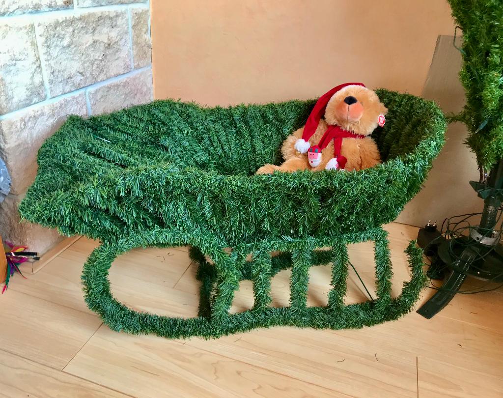 Traîneau luge de Noël 90cmx50cmx45cm, ✅♥️✅pièce unique️️️♥️✅, Divers, Enlèvement ou Envoi, Neuf