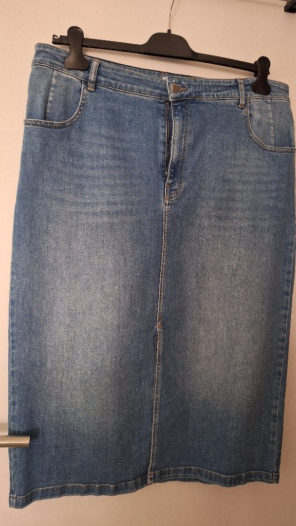 WEfashion Jeansrok Blue Ridge maat 48, Kleding | Dames, Rokken, WEfashion, Blauw, Maat 46/48 (XL) of groter, Ophalen of Verzenden