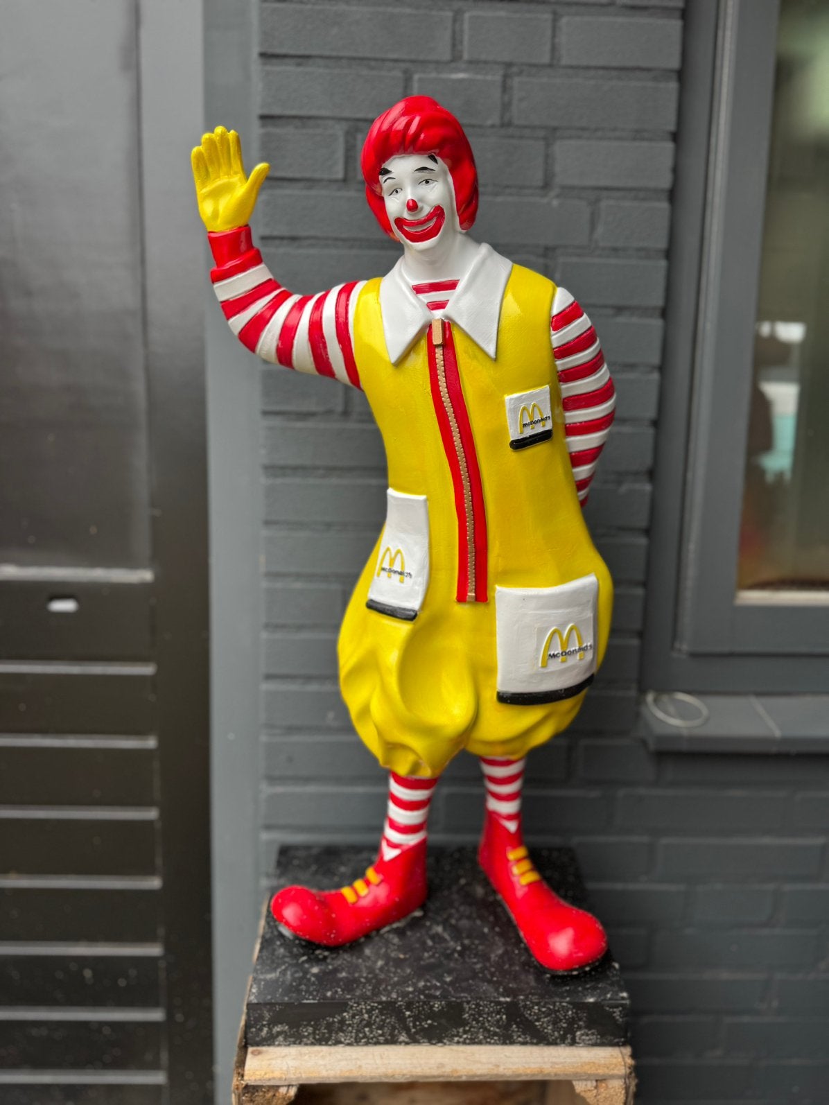 Ronald MC Donalds beeld, Ophalen, Reclamebord, Gebruikt, .