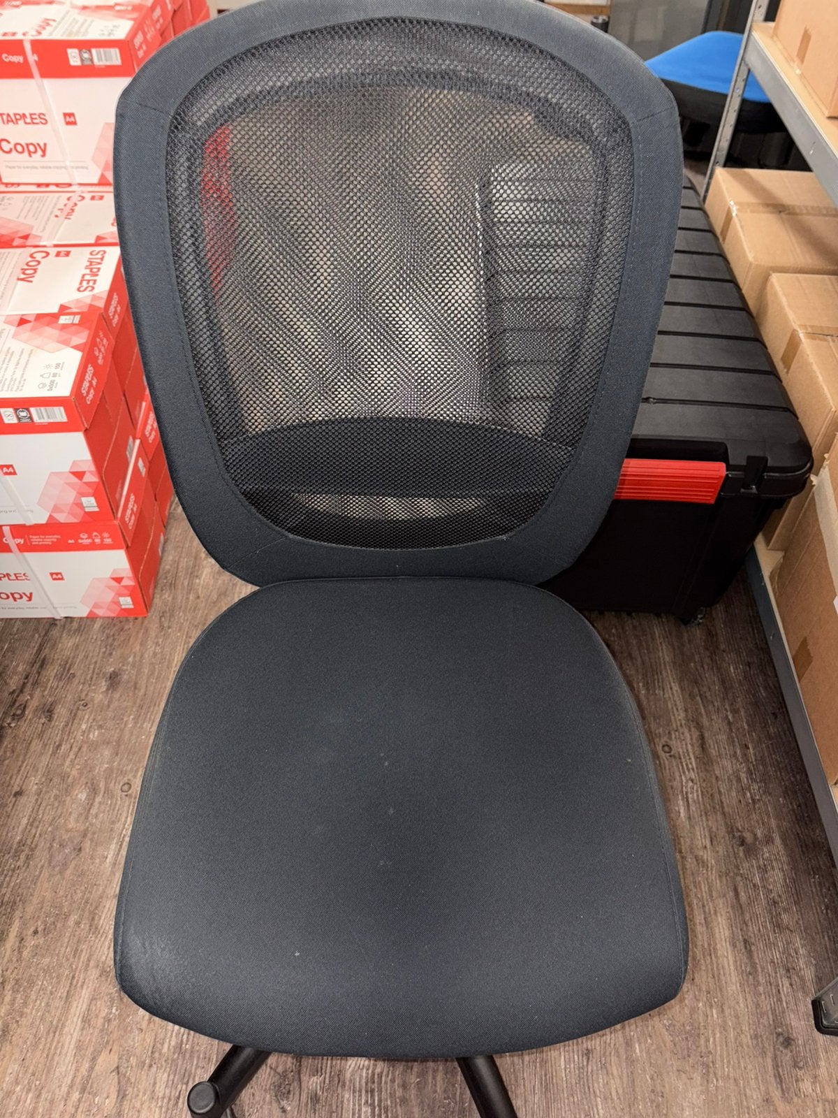 Chaise de bureau IKEA Vilgot confortable (noire), Comme neuf, Enlèvement, Chaise de bureau, Ergonomique