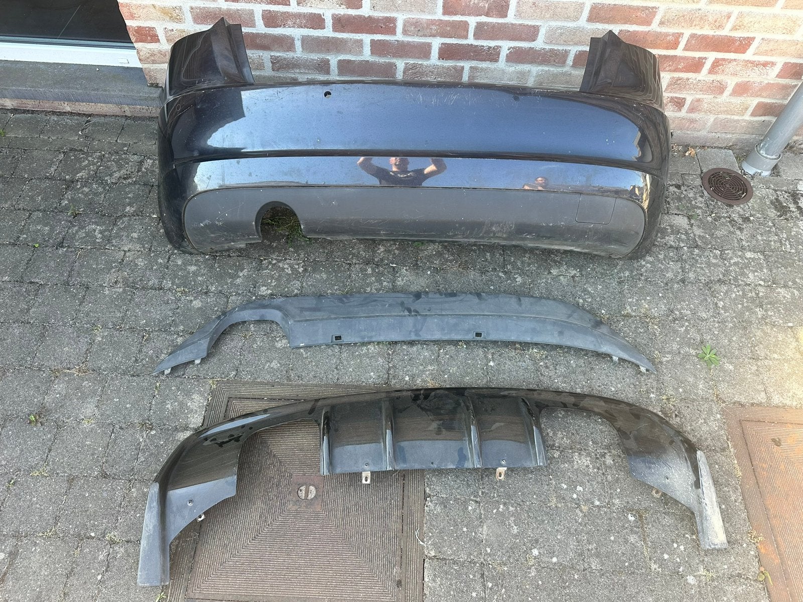 A vendre parchoc arriere avce bip de recul audi A3, Autos : Pièces & Accessoires, Arrière, Pare-chocs, Audi, Enlèvement