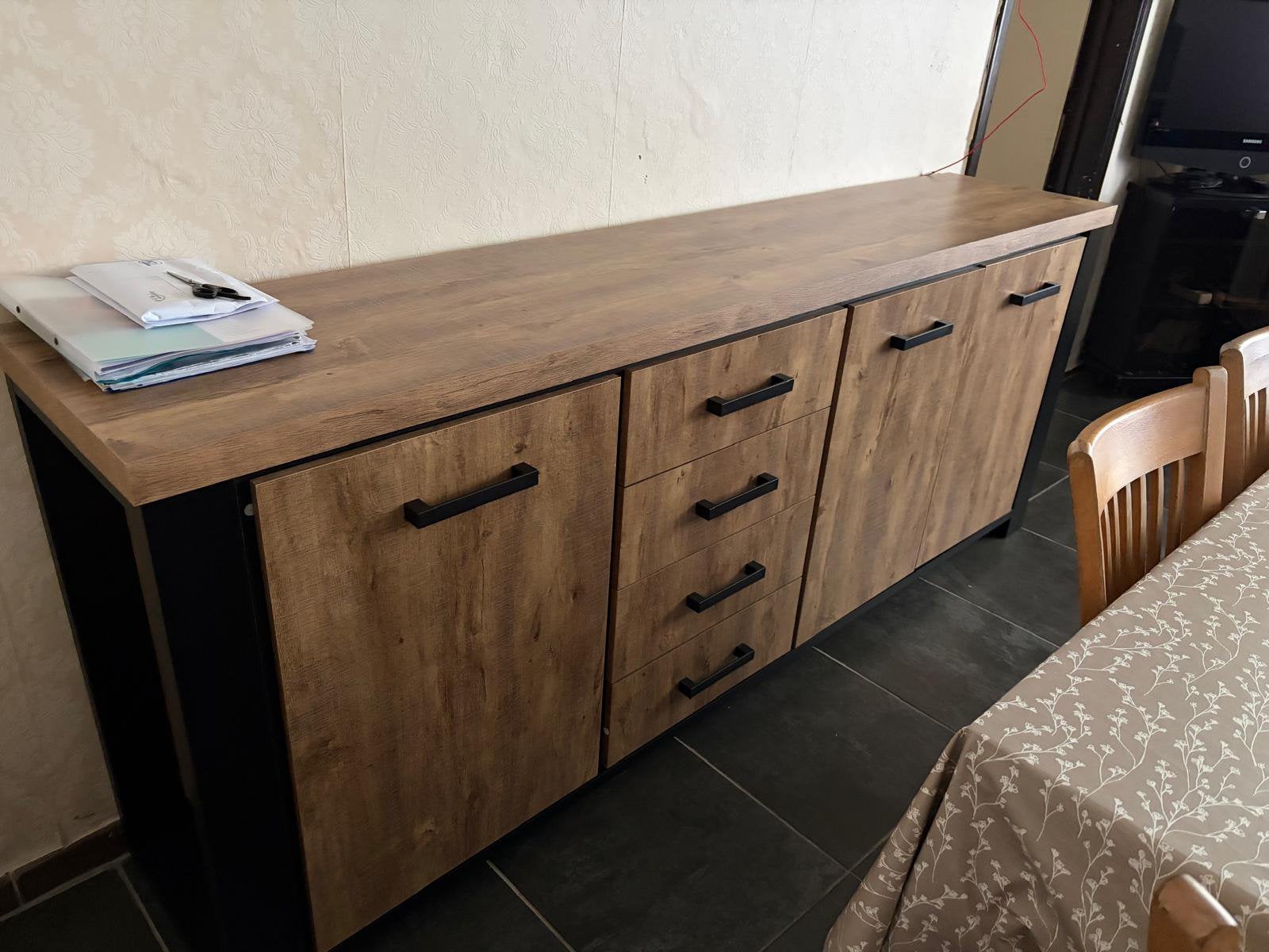 Modern dressoir en kast te koop – samen €475, Huis en Inrichting, Ophalen, Zo goed als nieuw