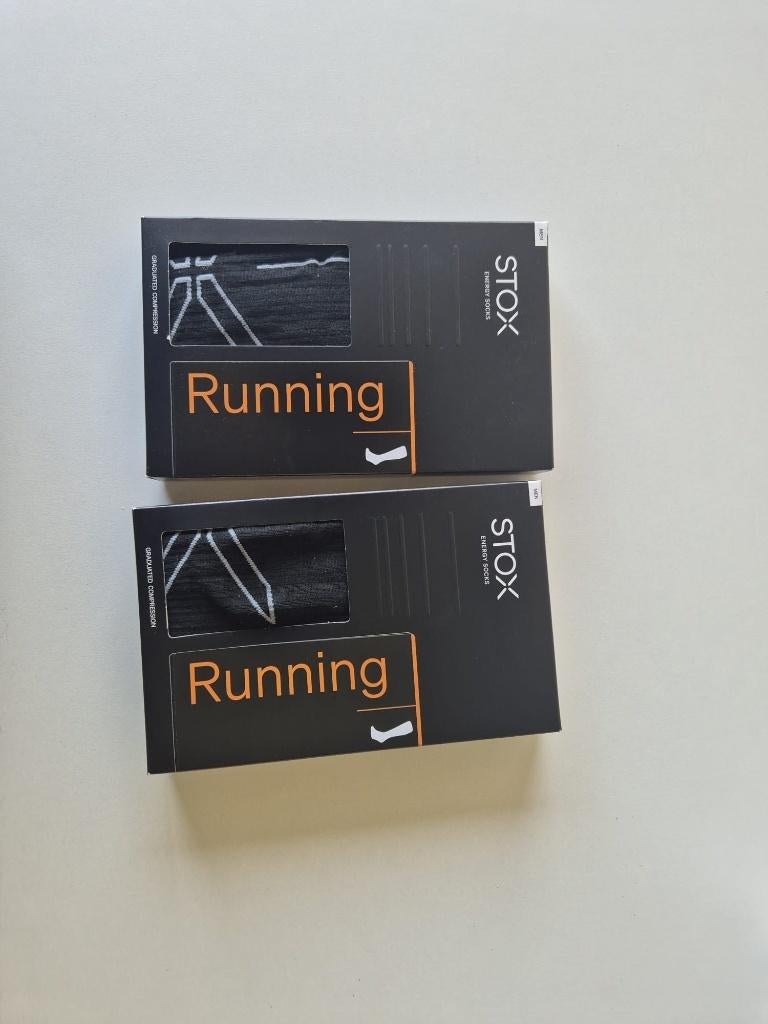 2x paar Stox Running Socks Black M3 (new), Overige merken, Nieuw, Ophalen of Verzenden, Kleding