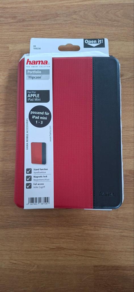 IPad mini hoesje Apple, Ophalen of Verzenden, Zo goed als nieuw, Bescherming voor- en achterkant, Apple