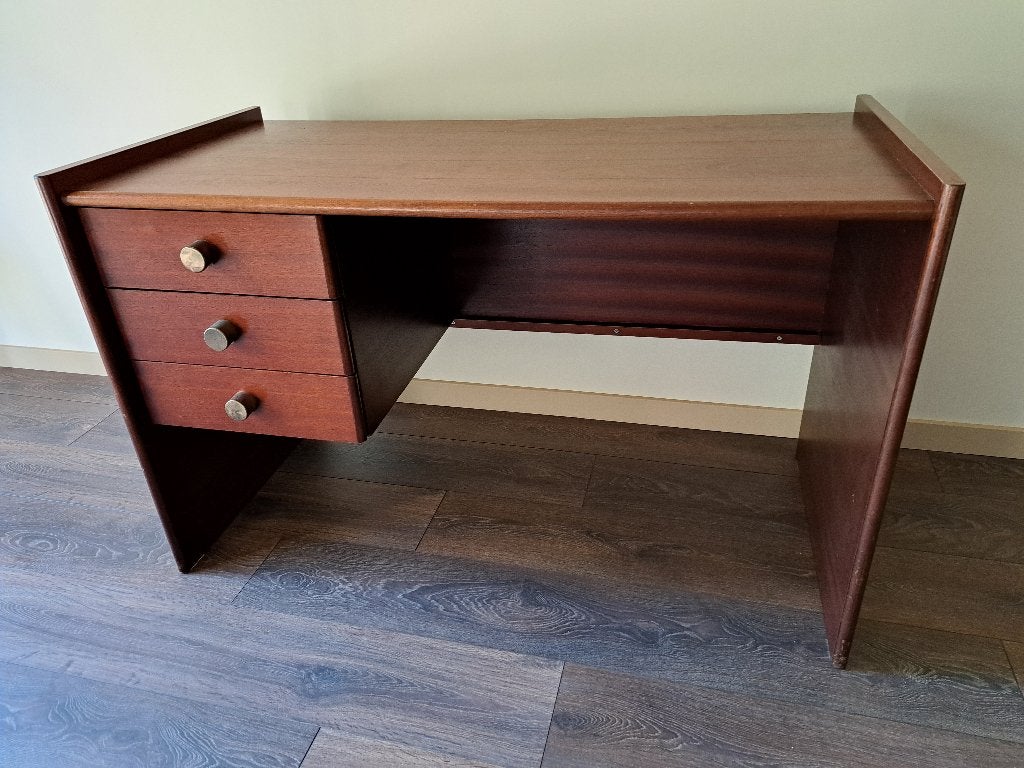 Bureau Vintage Robuste Epuré, Autres marques, Autres types, 120 cm, Classique