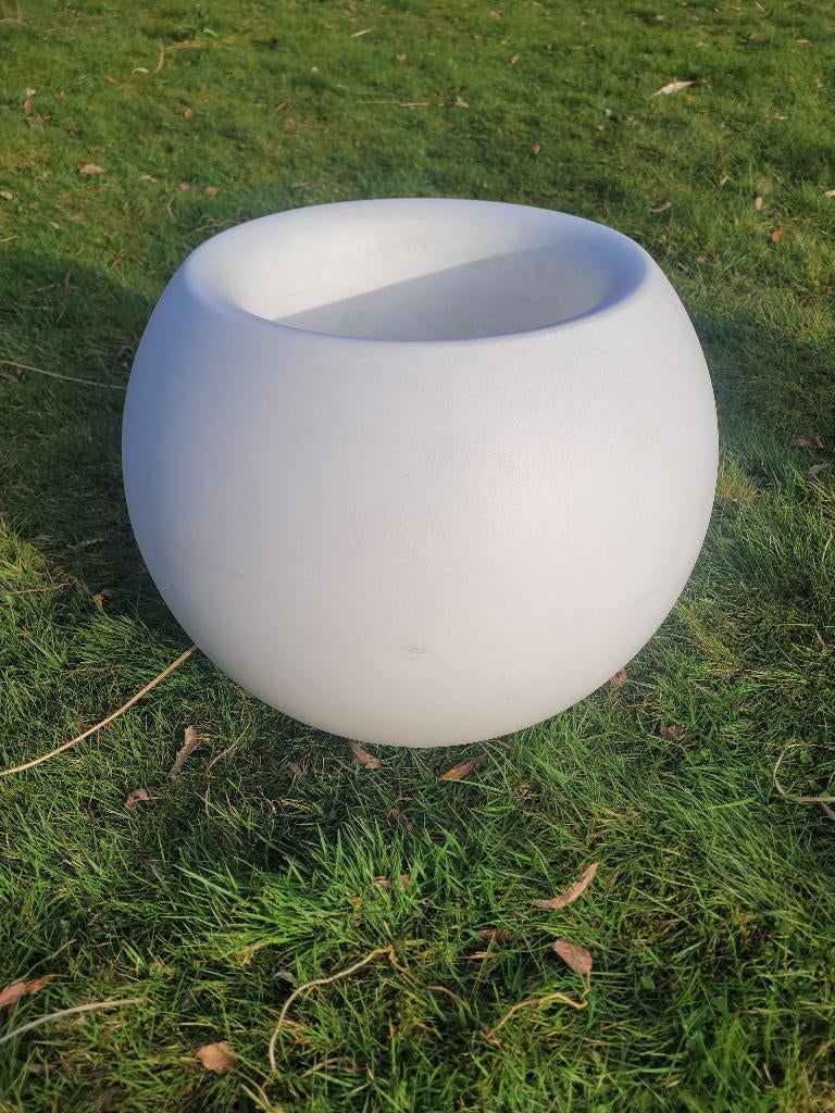 ELHO witte design bloempotten, Ophalen, Gebruikt, Kunststof, Balkon
