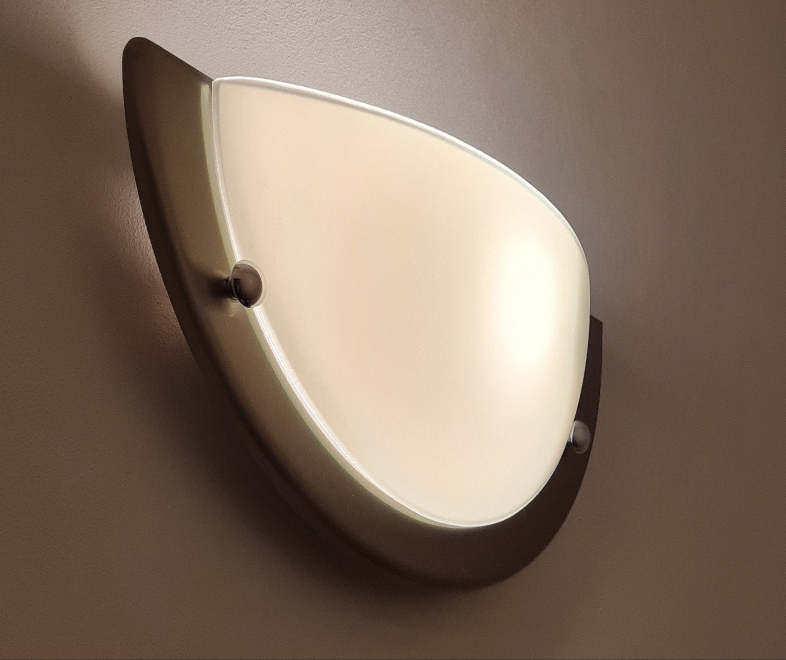 Wandlamp, Ophalen, Zo goed als nieuw, Glas