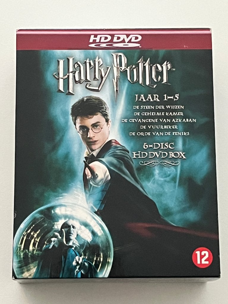 Harry Potter Jaar 1-5 (6-Disc HD DVD Box), CD & DVD, DVD | Aventure, Utilisé, À partir de 12 ans, Anglais, Néerlandais, Enlèvement ou Envoi