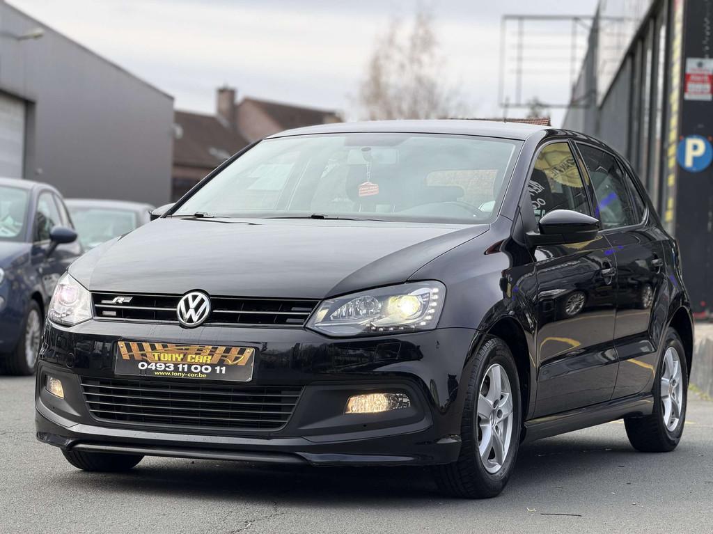 Volkswagen Polo Kit R*1.2i Black Edition*A/C*xénon*LED*USB*, Auto's, Voorwielaandrijving, Euro 5, Gebruikt, Zwart