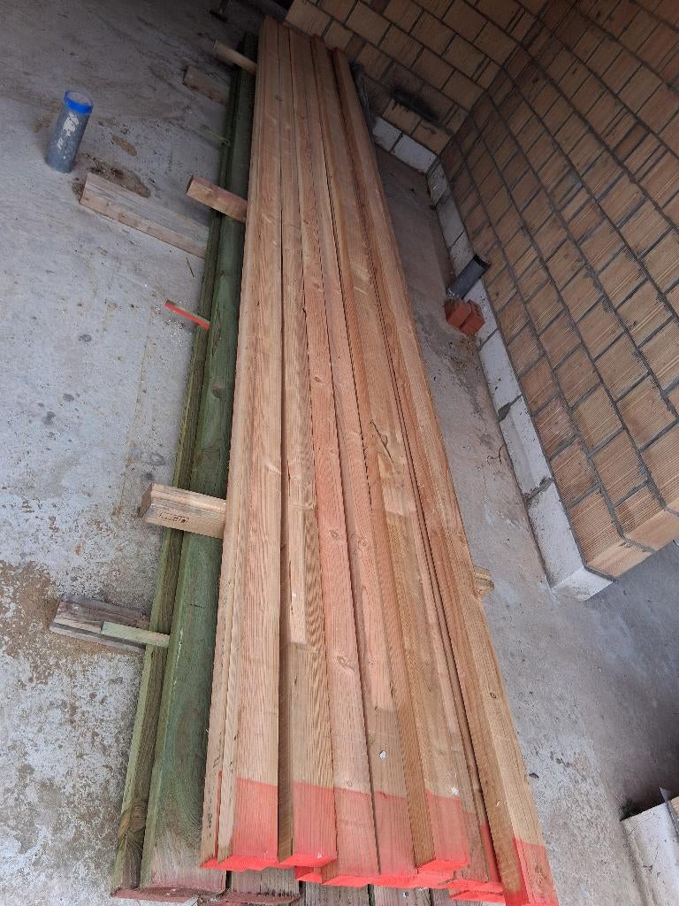 Chevrons Douglas 5,5 mètres, Neuf, 50 mm ou plus, 300 cm ou plus, Autres essences de bois