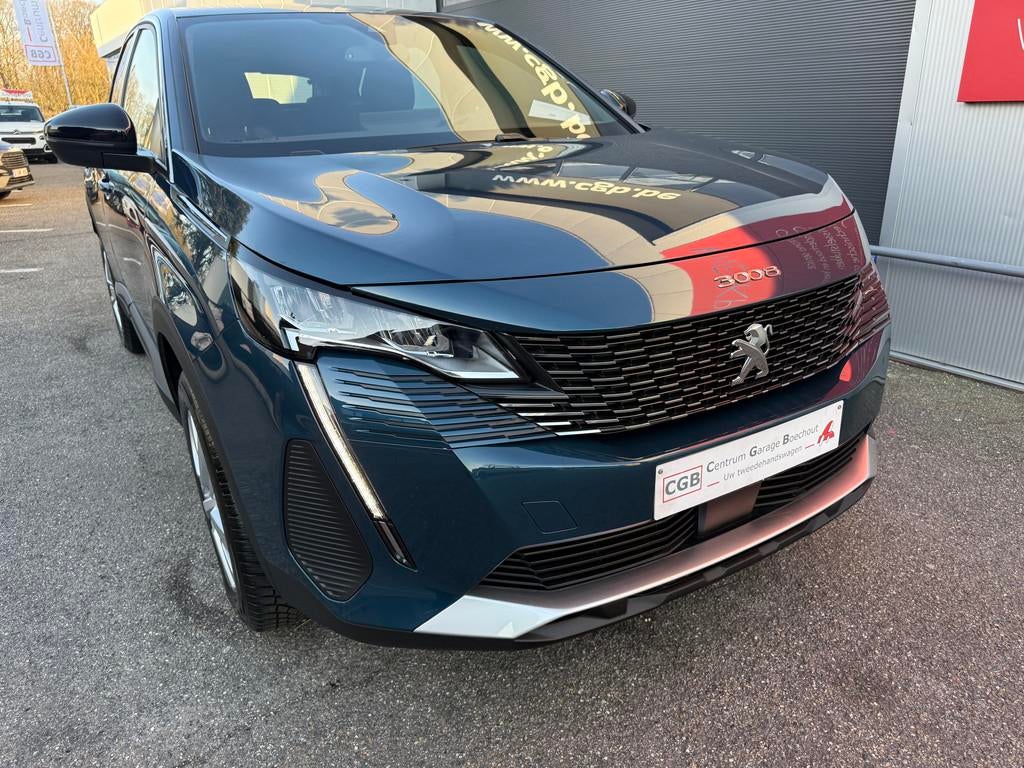 Peugeot 3008 12PuretTECH 131pk ACTIVE PACK, Voorwielaandrijving, Stof, Gebruikt, Zwart