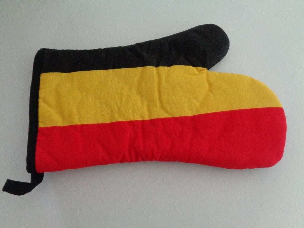 Gant cuisine imprimé drapeau Belgique, Huis en Inrichting, Keuken | Textiel, Ophalen of Verzenden, Nieuw, Overige kleuren, Overige typen