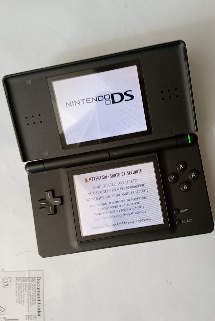 Nintendo Ds Lite, Comme neuf, Enlèvement, Avec jeux, Noir