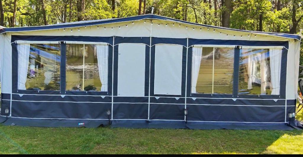 Voortent caravan 7.2m1, Caravanes & Camping, Auvents, Comme neuf, Enlèvement