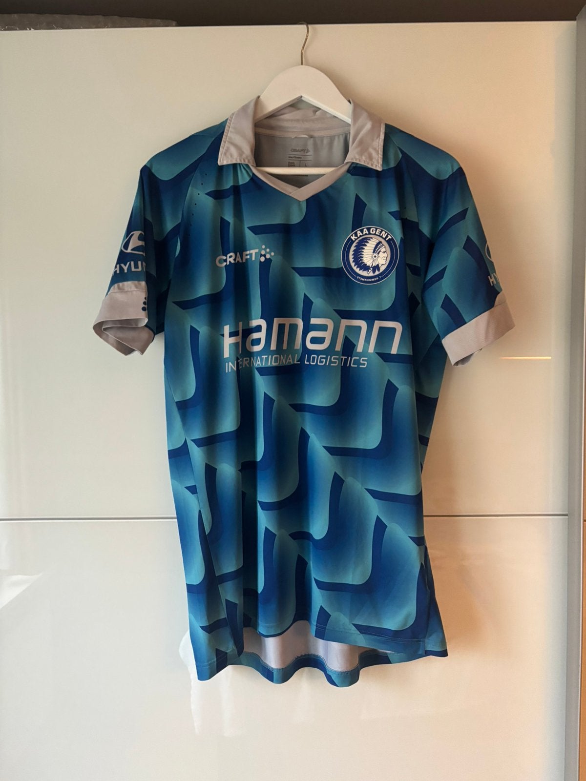 Voetbalshirt Kaa Gent, Sports & Fitness, Football, Taille L, Enlèvement ou Envoi, Comme neuf