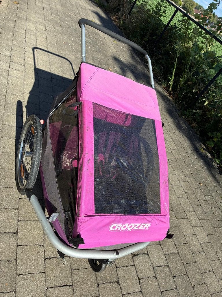 Croozer fietskar Kid for 2, Ophalen, Gebruikt, Opvouwbaar, Kinderkar