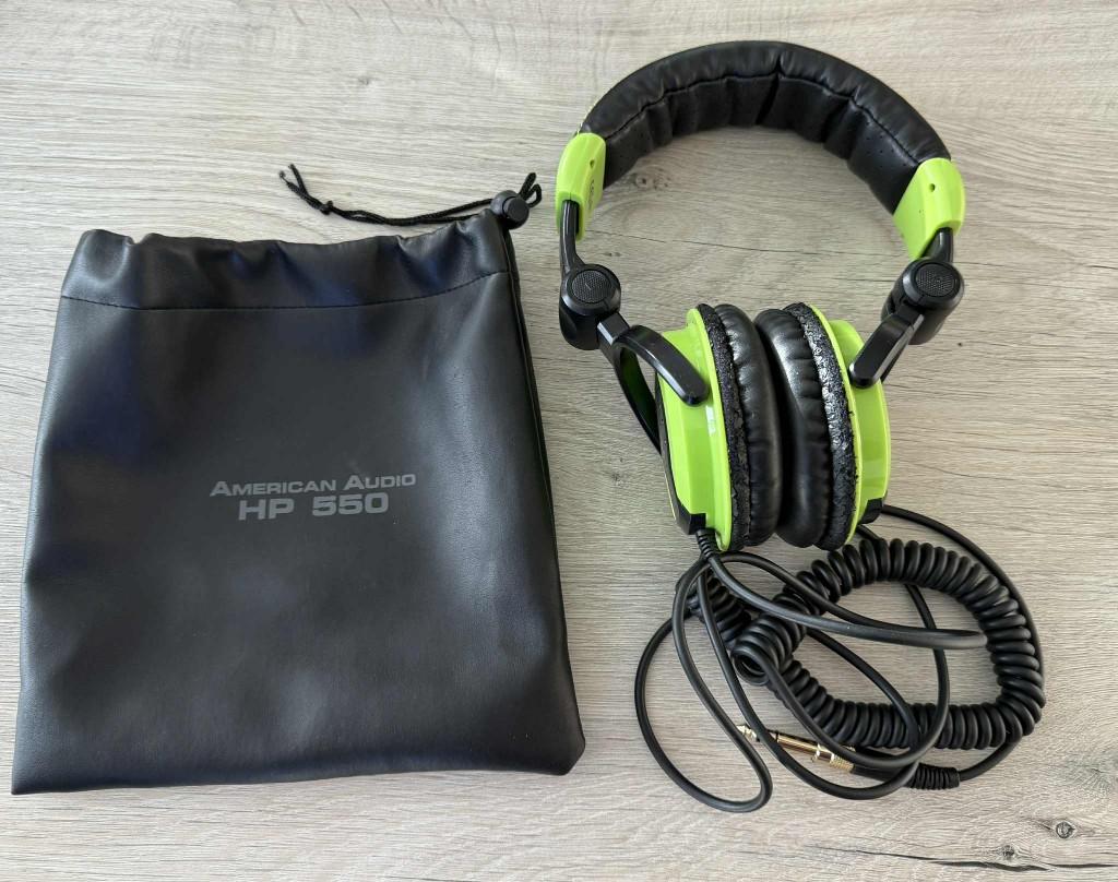 American Audio HP-550 hoofdtelefoon voor DJ's, Audio, Tv en Foto, Professionele apparaten, Ophalen of Verzenden, Zo goed als nieuw
