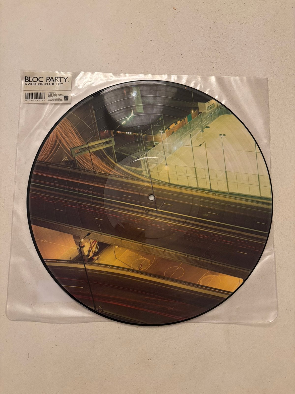 Lp 2007 bloc party - weekend in the city picture disc, Picture disc, Ophalen of Verzenden, Zo goed als nieuw, LP