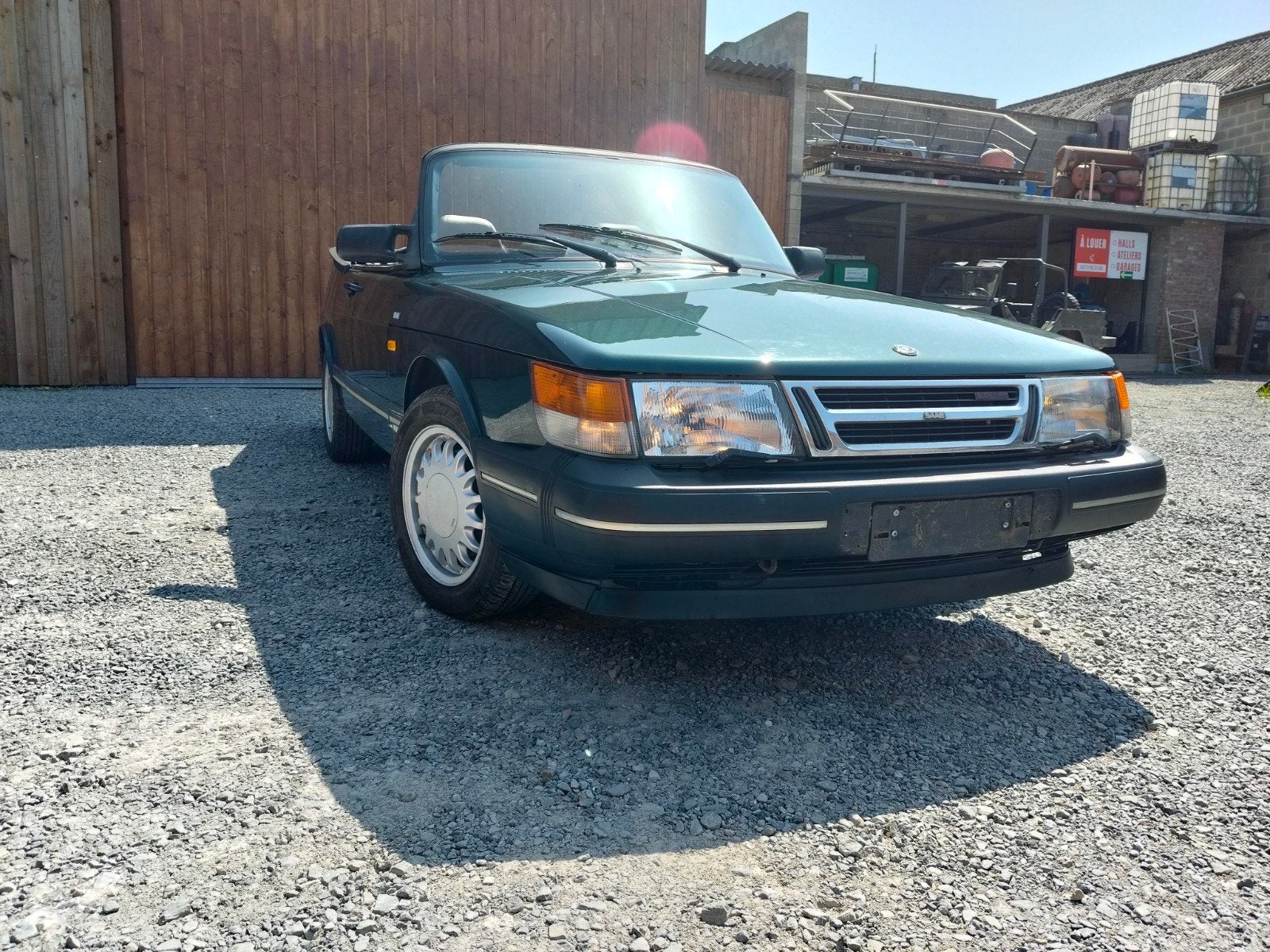 Saab 900 cabriolet 2.1L, Autos, Cuir, Achat, Intérieur cuir, Beige