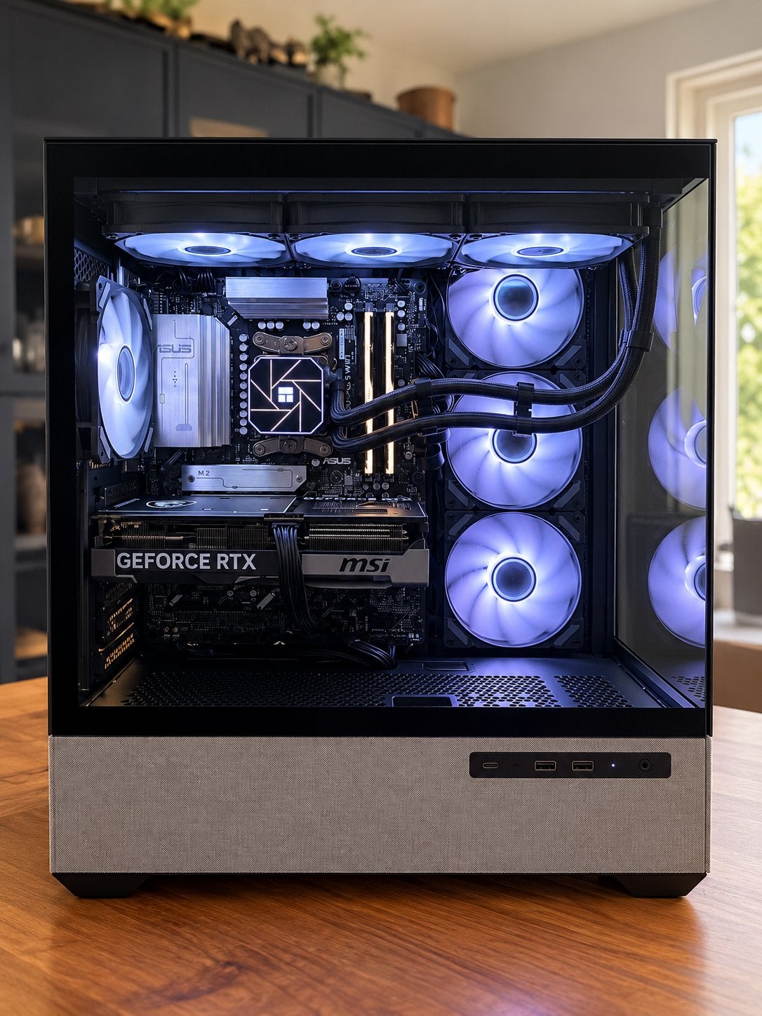 Gaming PC | Ryzen 7800x3d | RTX 5070 | 32GB DDR5 | 1TB, 32 GB, Ophalen of Verzenden, Zo goed als nieuw, Gaming