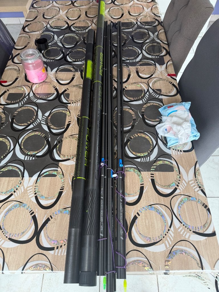 Canne à peche, Sports nautiques & Bateaux, Enlèvement, Comme neuf, Canne à pêche complète