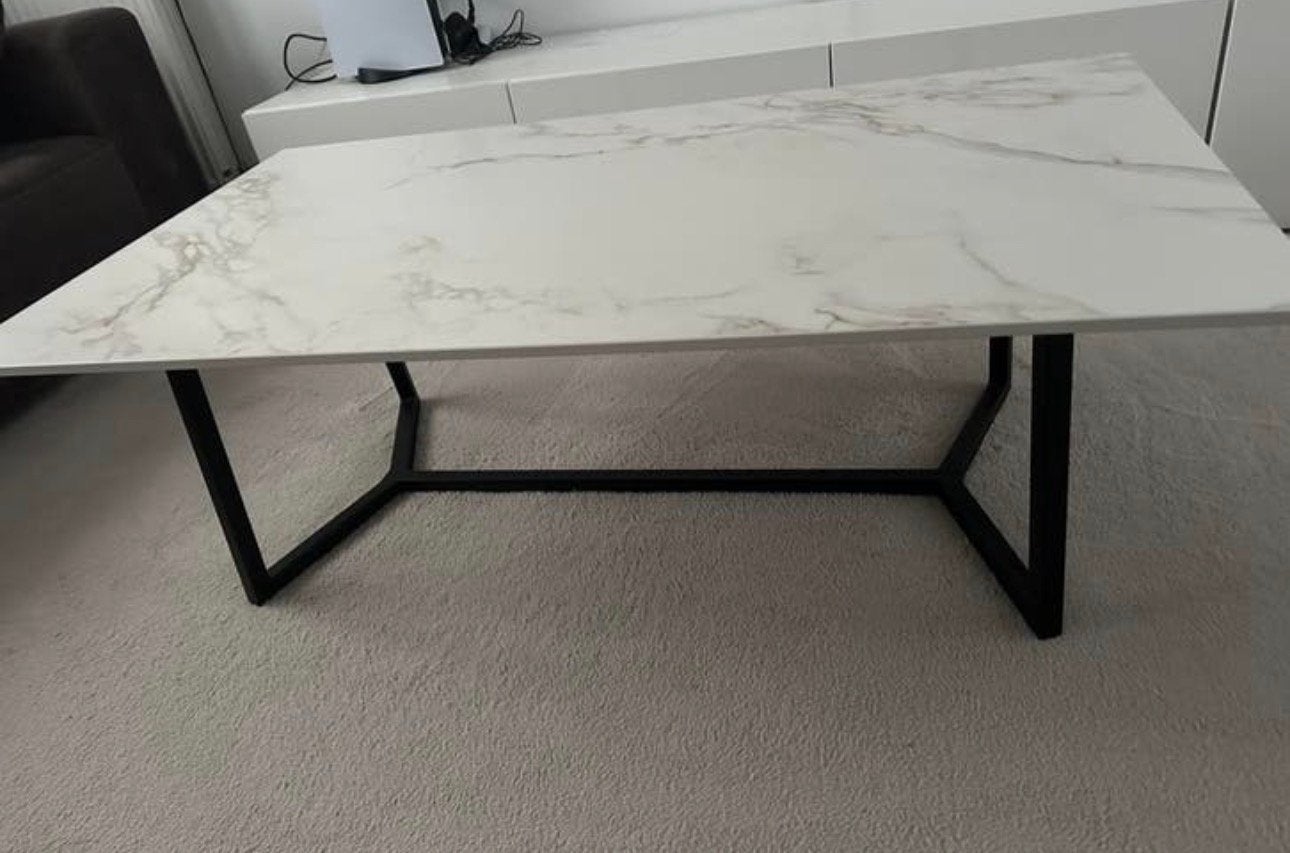Salontafel Y-Leg Rechthoek., Ophalen, Zo goed als nieuw
