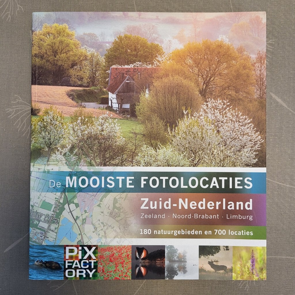 Boek 'De mooiste fotolocaties van Zuid-Nederland', Boeken, Ophalen of Verzenden, Zo goed als nieuw, Fotograferen en Filmen, BART HEIRWEG