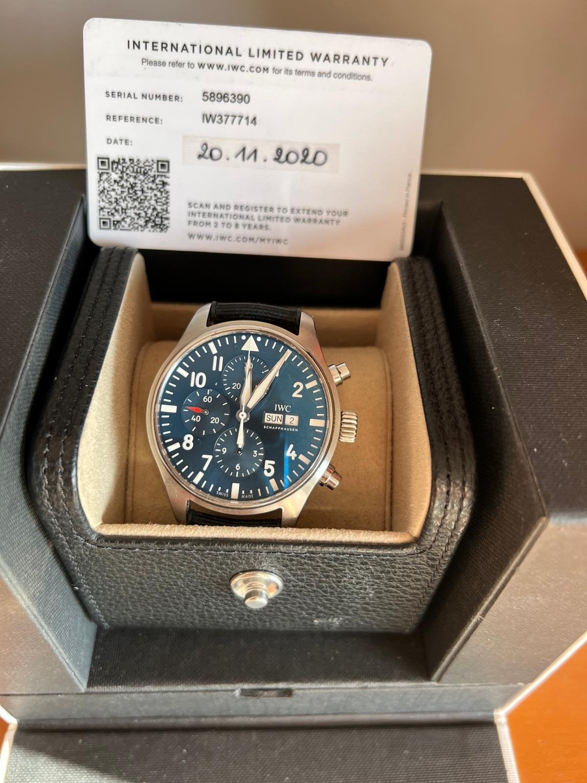 iwc petit prince, Enlèvement ou Envoi