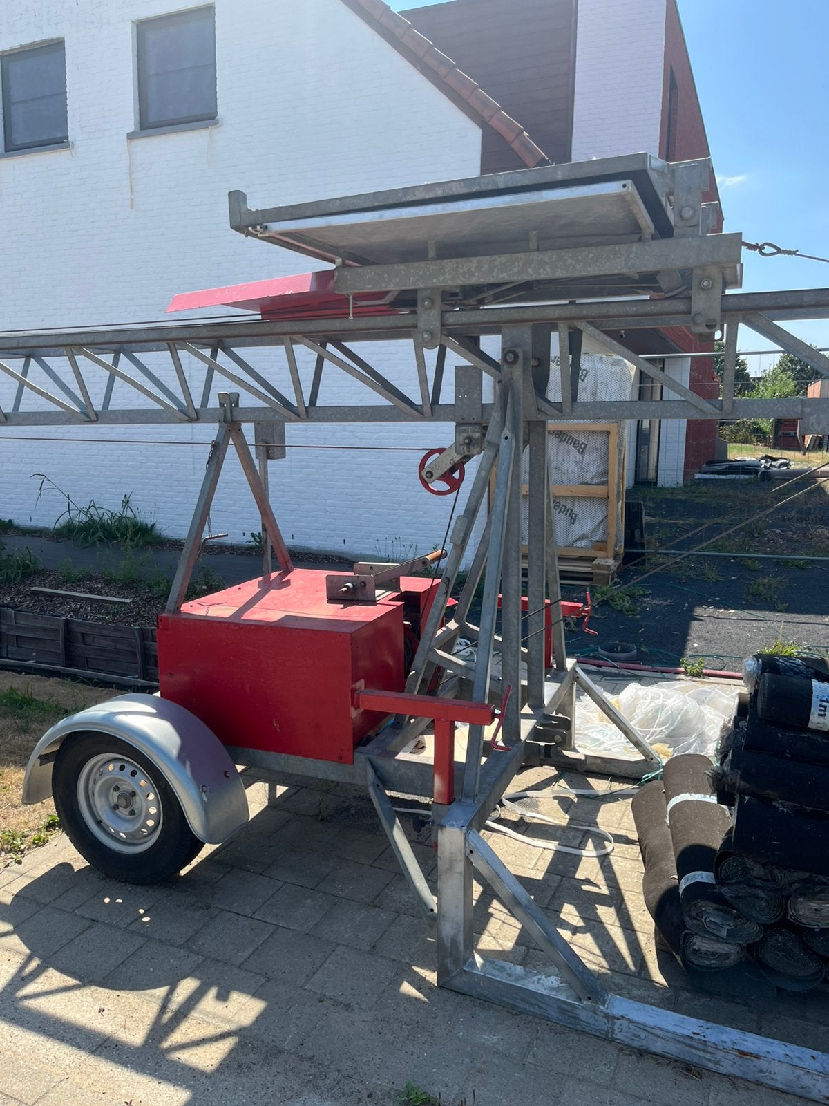 Gerenoveerde bouwlift, Doe-het-zelf en Bouw, Bouwliften, Ophalen, Gebruikt, Bouwlift