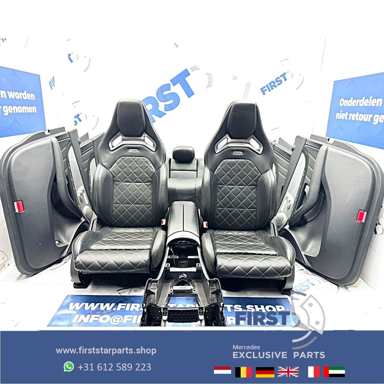 W253 GLC 63 AMG COUPÉ interieur Mercedes C253 GLC63 stoelen, Utilisé, -, -, Enlèvement ou Envoi
