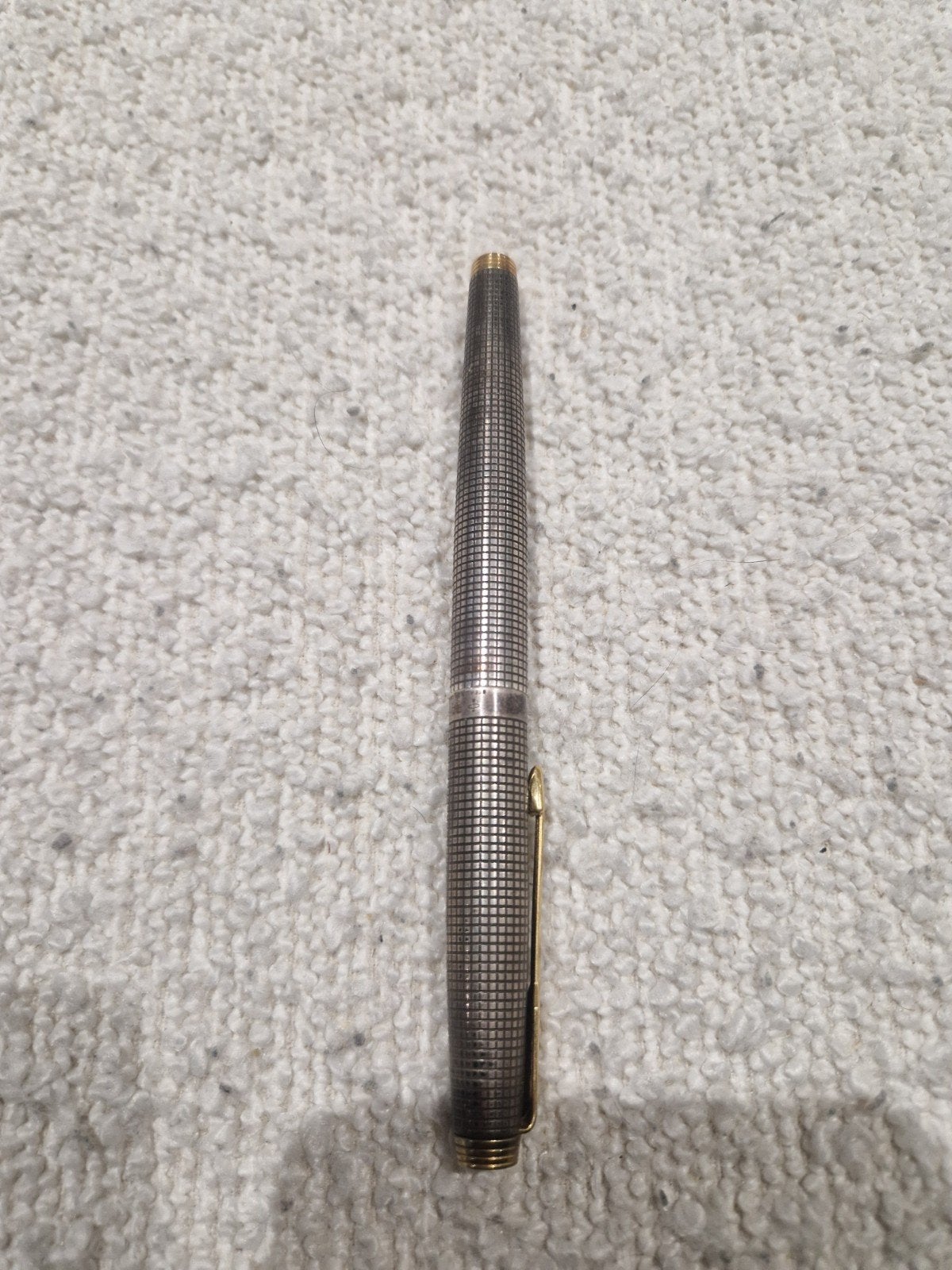 Parker 75 Chiselled High-end Eerste Generatie Zeldzaam, Verzamelen, Pennenverzamelingen, Ophalen, Vulpen, Parker