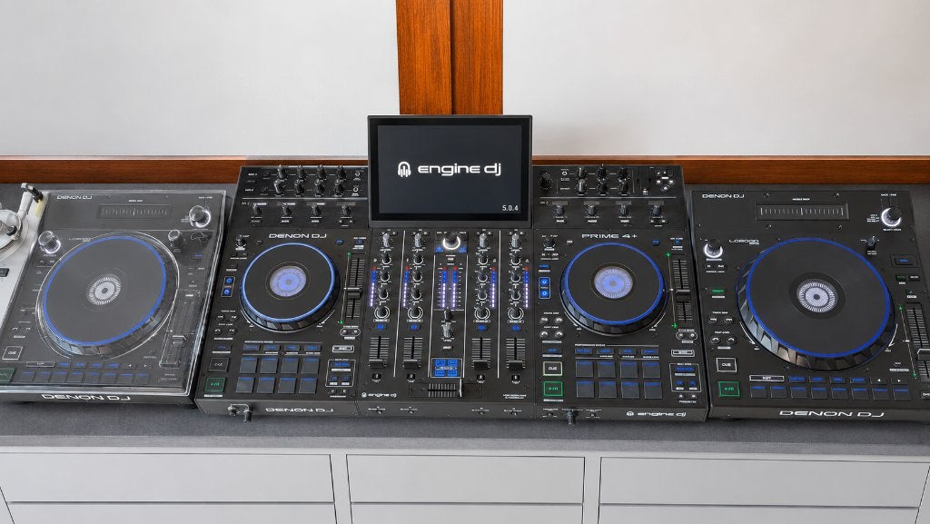 Denon DJ Prime 4+ comme neuve + couvercle, Musique & Instruments, Enlèvement, Comme neuf, DJ-Set, Denon