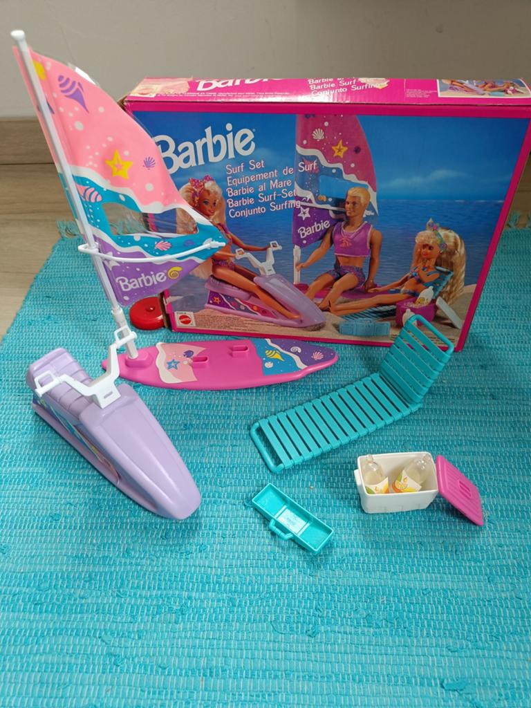 Vintage Barbie Surf Set (1993) - avec boîte, Enlèvement ou Envoi, Barbie