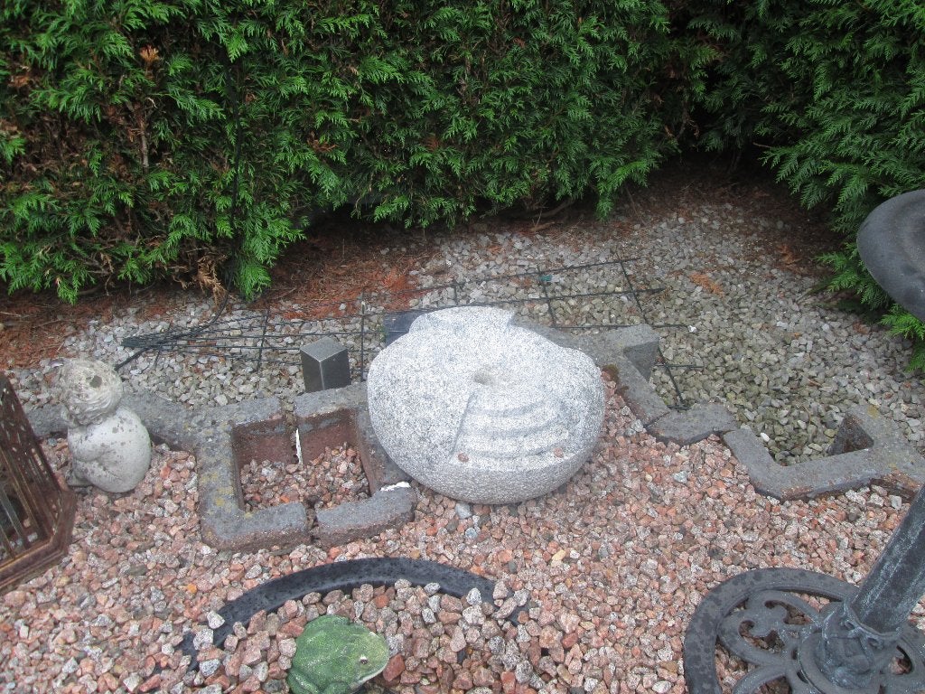 vijver graniet steen, Ophalen, Gebruikt, Graniet, Fontein