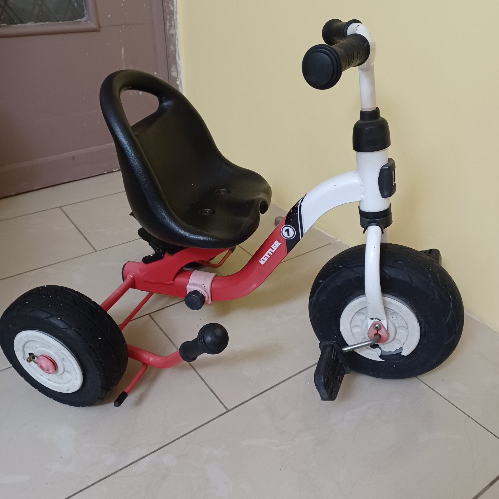 Kettler TopTrike driewieler met duwstang, Ophalen, Gebruikt, Kettler, Duwstang
