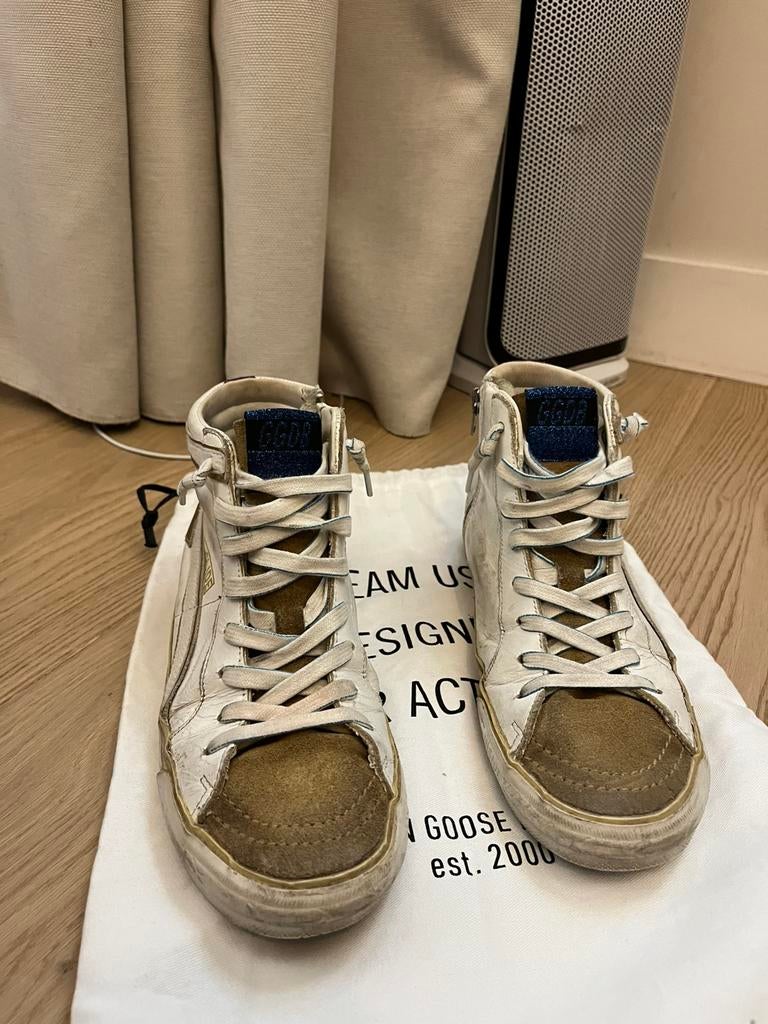 Gouden goose, Kleding | Dames, Schoenen, Verzenden, Beige, Sneakers, Gedragen