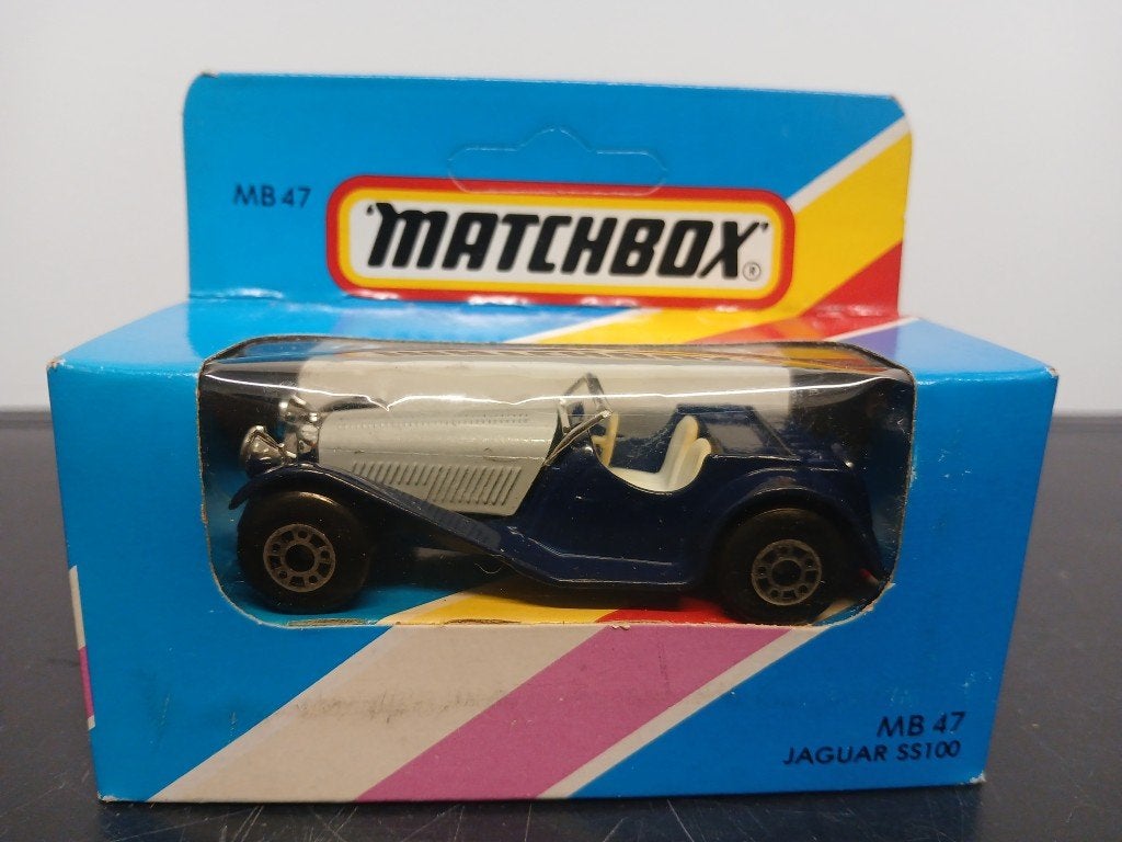 MINIATURE VOITURE MATCHBOX MB47 JAGUAR SS100, Enlèvement ou Envoi, Comme neuf, Voiture, Matchbox