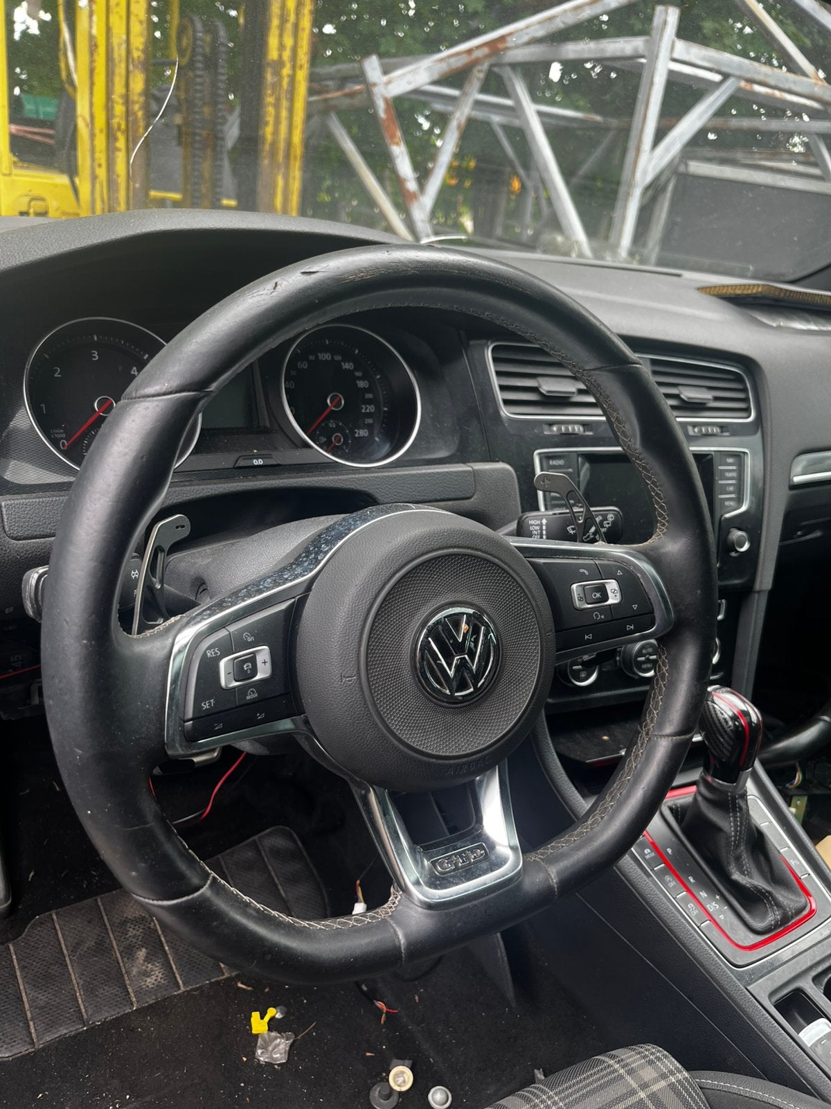 VOLANT POUR VOLKSWAGEN GOLF 7 GTD | R | R LINE, Enlèvement, Utilisé, Volkswagen